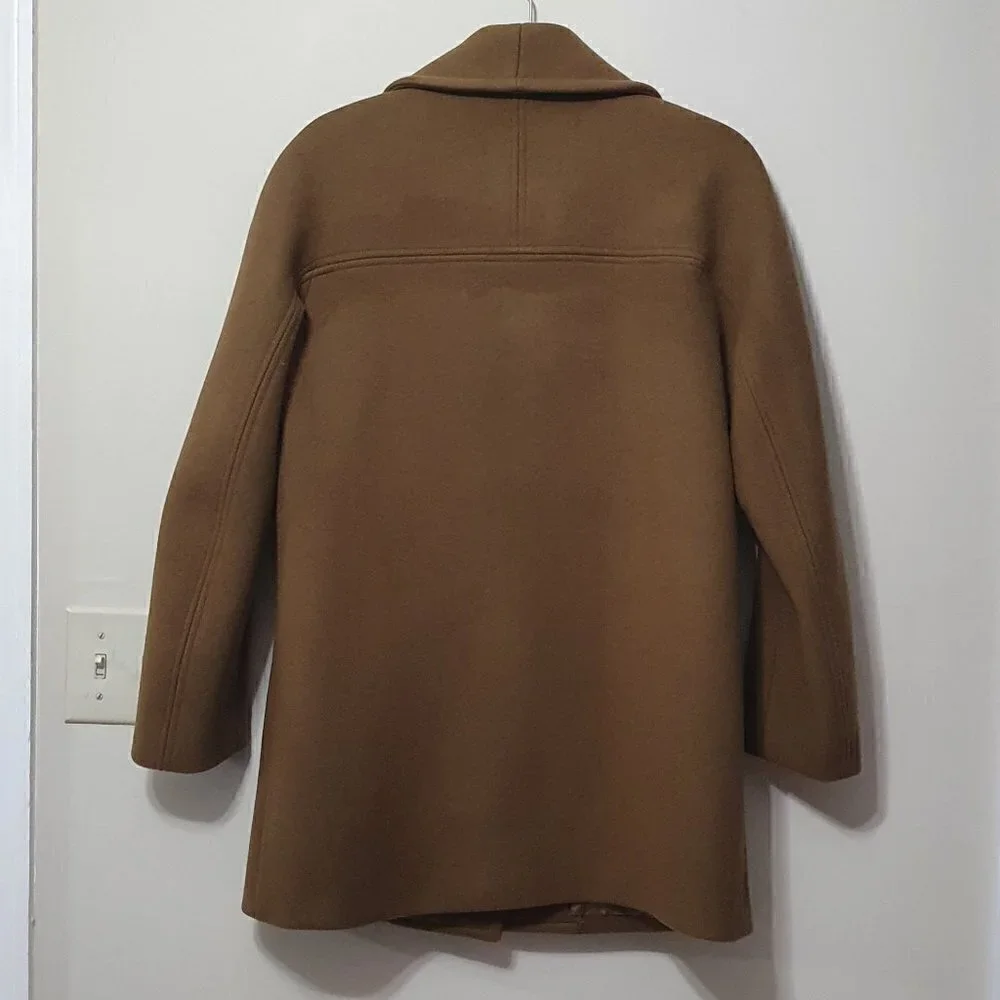 AULA 100% Wool Peanut Brown Blazer Coat - Picture 10 of 10